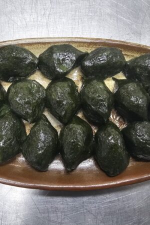 흑임자모시잎송편