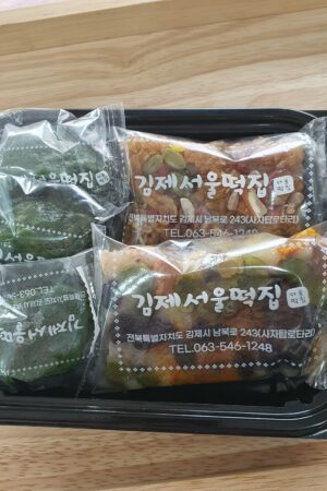 도시락 (앙꼬개떡+쇠머리찰떡)